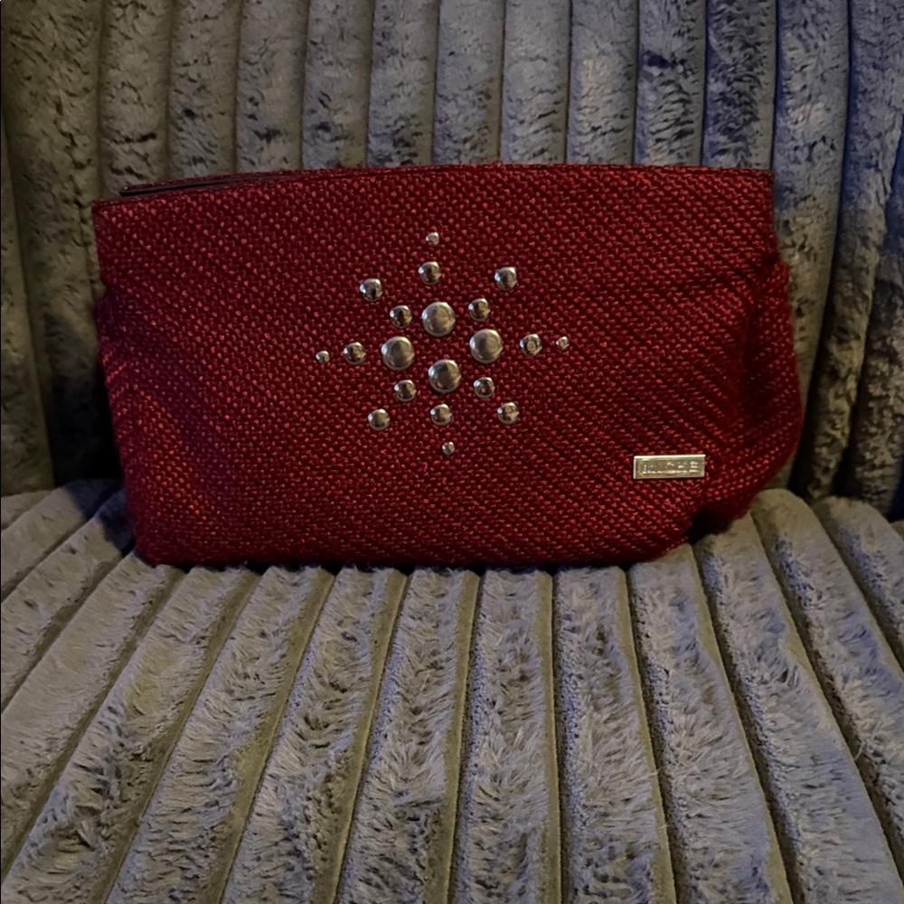Elegant Red Beaded Women's Miche Purse Shell